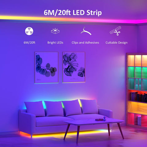 Novostella 40ft 12M RGB Strip Lights