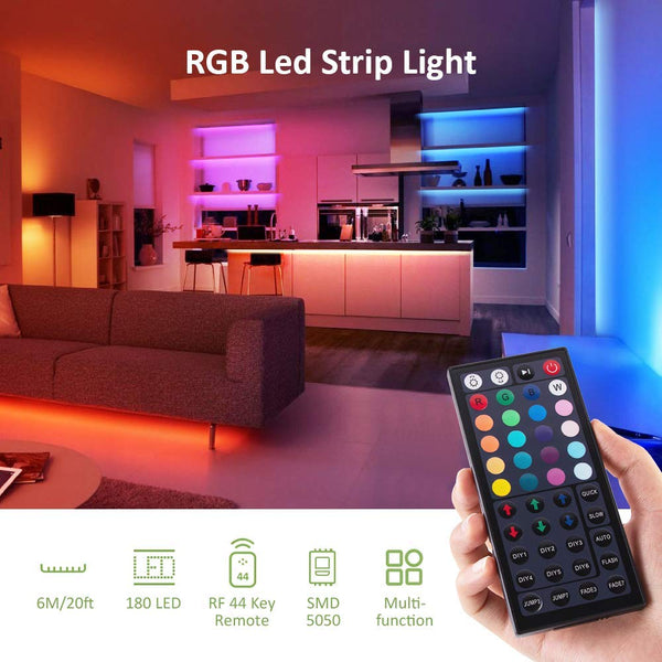 Novostella 40ft 12M RGB Strip Lights, Color Changing Gaming Lights, TikTok  Lights